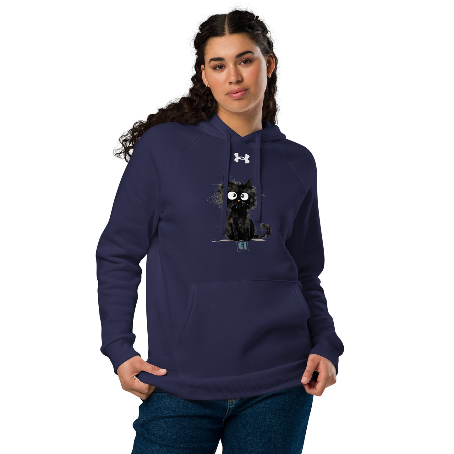 Under Armour® hoodie/Funny-Black-Cat