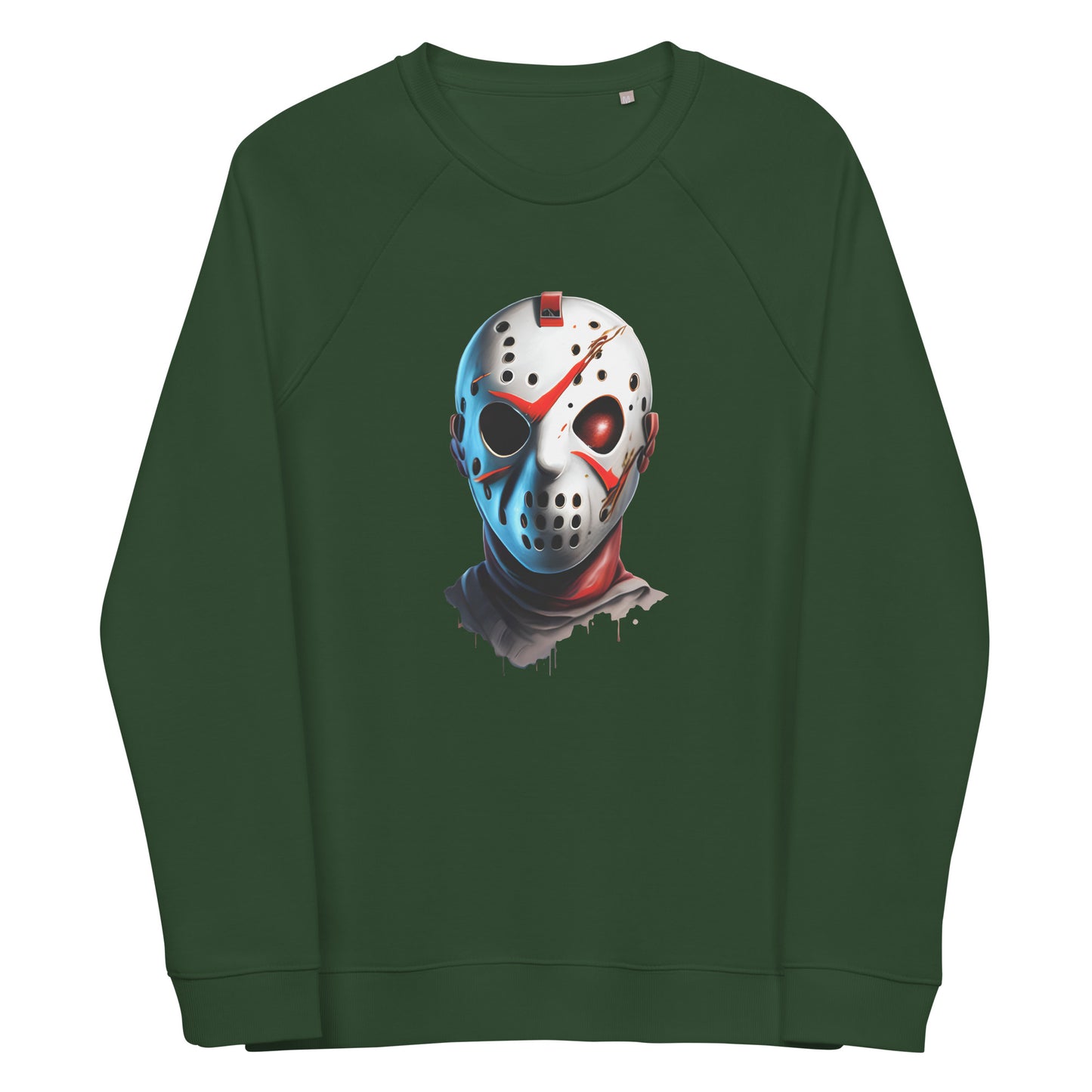 Unisex Organic Sweatshirt/Friday-13th-Mask