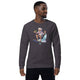 Unisex organic sweatshirt/Grandpa-Surfin - Enet Images