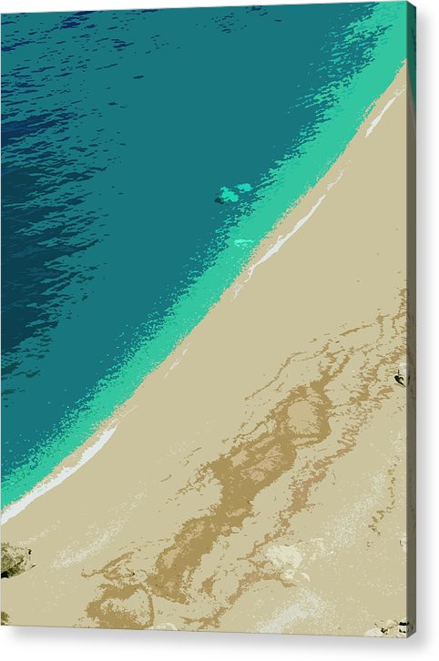 Meer und Sand - Acrylbild
