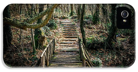 Wooden Path In The Forest - Phone Case
