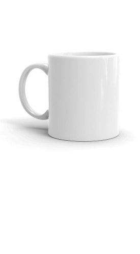 Weiße glänzende Tasse/Personalisiert