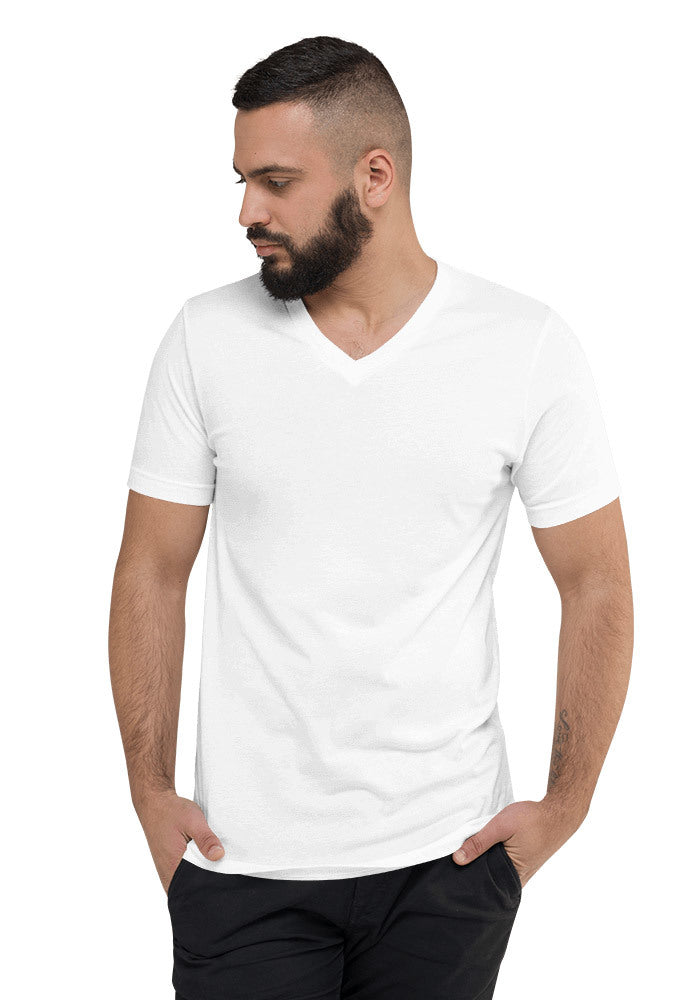3005 Unisex κοντομάνικο μπλουζάκι με λαιμόκοψη V/Personalized