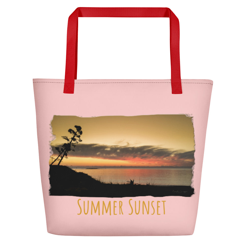 Strandtasche/Sommer Sonnenuntergang