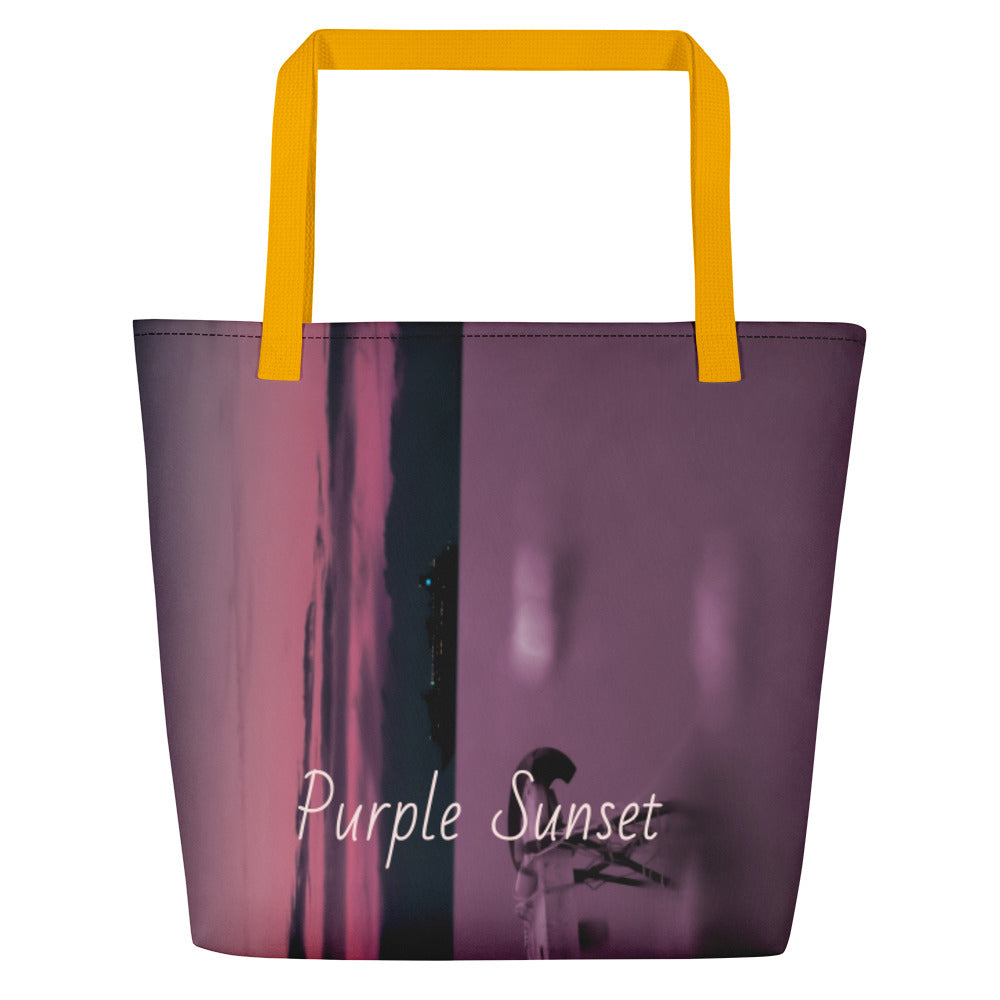 Beach Bag/Purple Sunset