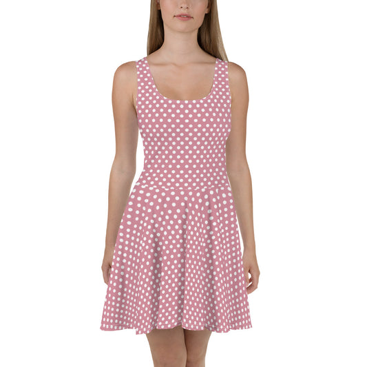 Kleid mit durchgehendem Print/Polka Dot