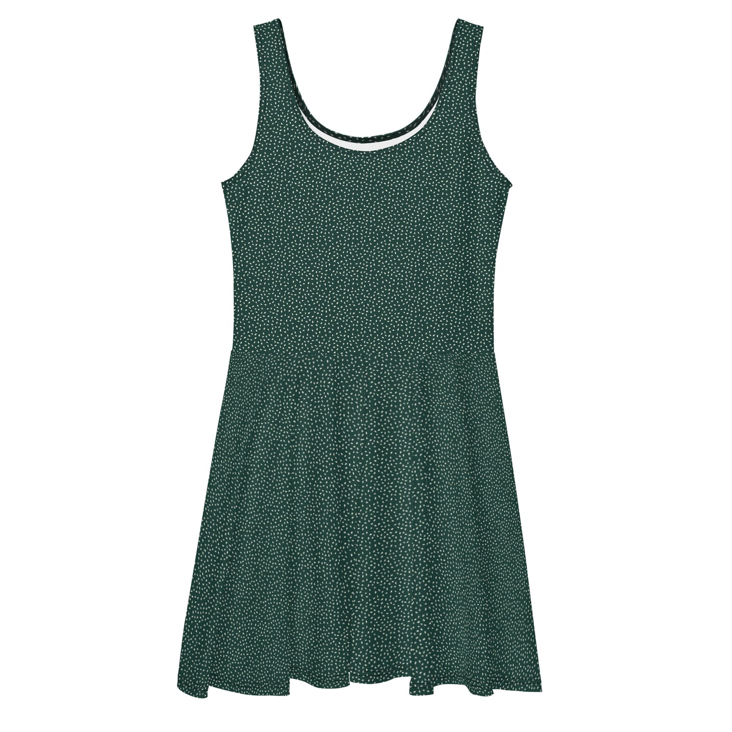 Φόρεμα σε όλο το τύπωμα/Φύλλα-Πράσινο