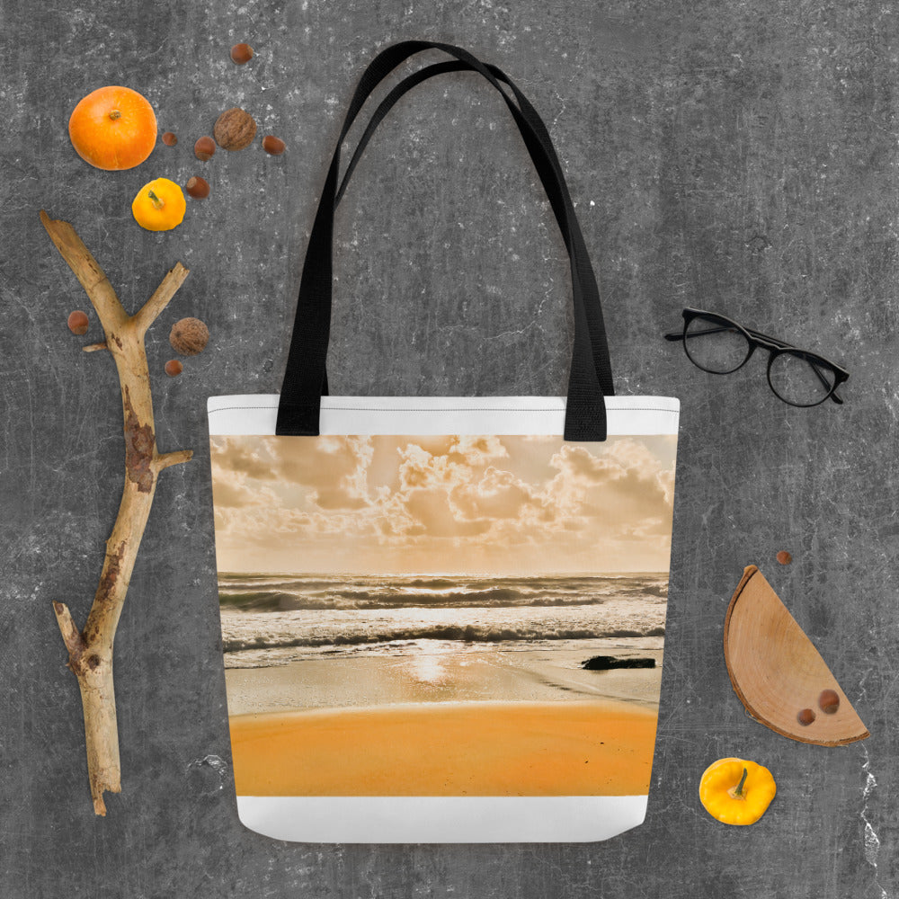 Tote bag/golden beach