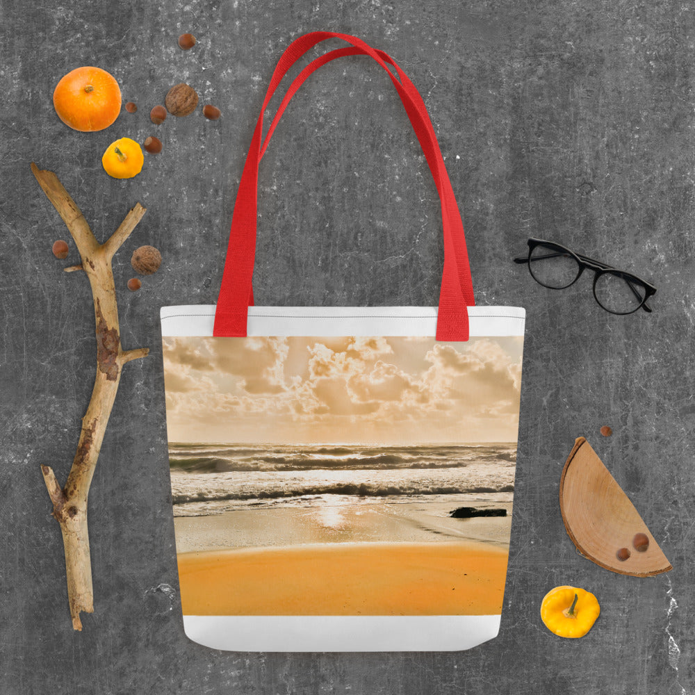 Tote bag/golden beach