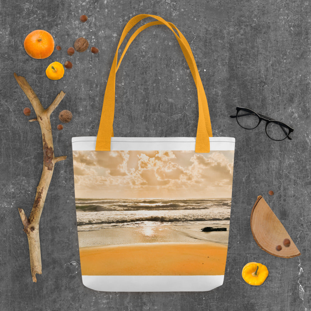 Tote bag/golden beach