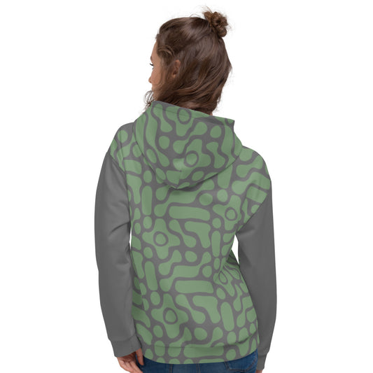 Παντελής εκτύπωση Unisex Hoodie/Χρώματα σε σχήμα πράσινο