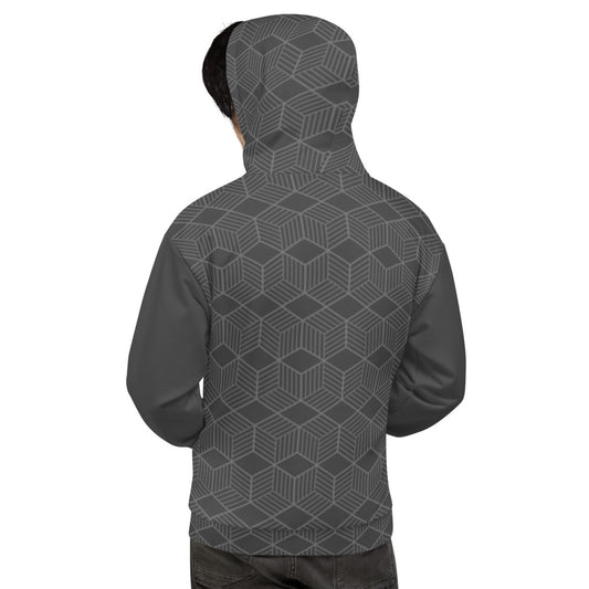 All-Over Print Unisex Hoodie/Cubic