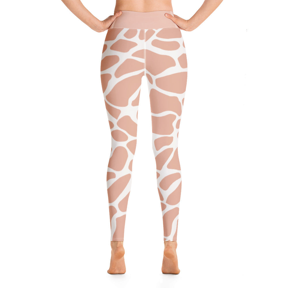 Yoga-Leggings/Giraffen-Print