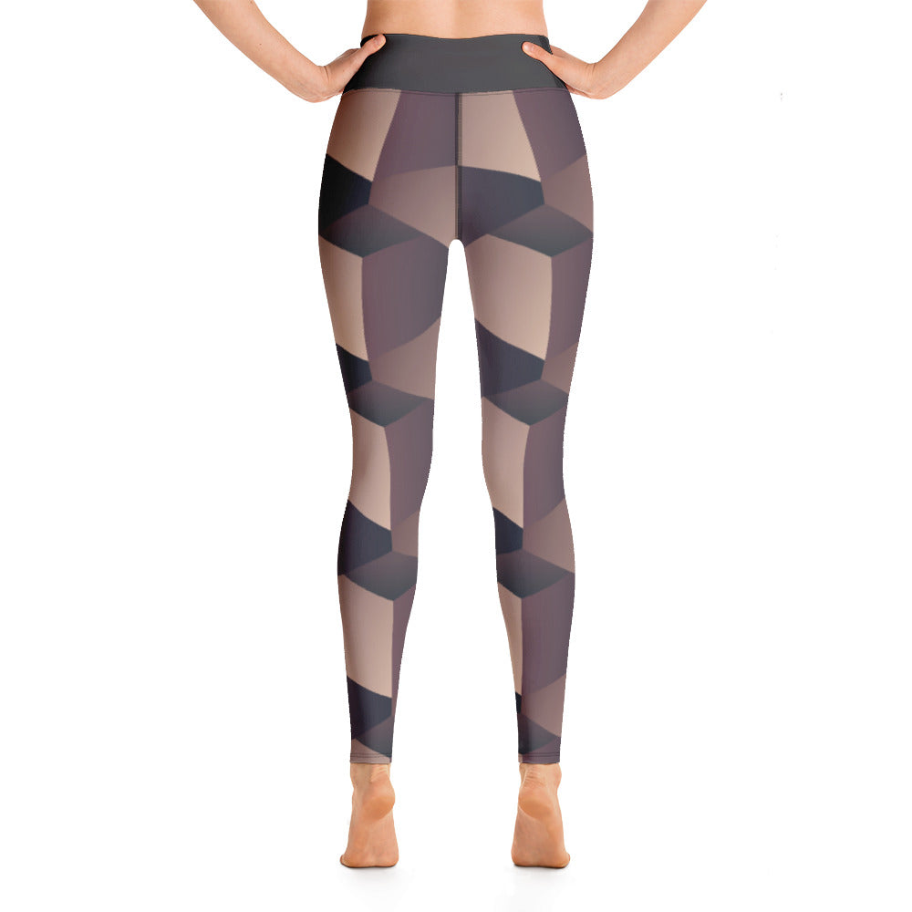 Yoga Leggings/3D Shapes 2