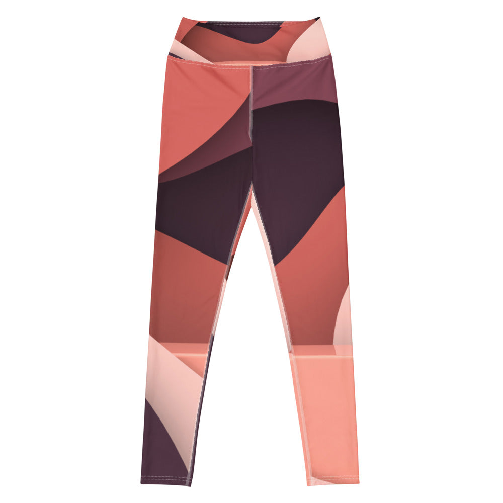 Yoga Leggings/Abstrakte Farben