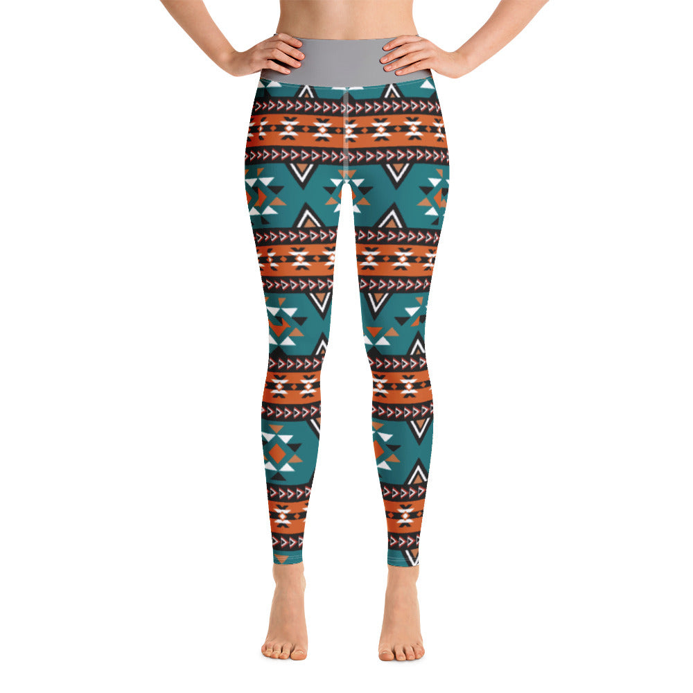 Yoga Leggings/Aztec pattern
