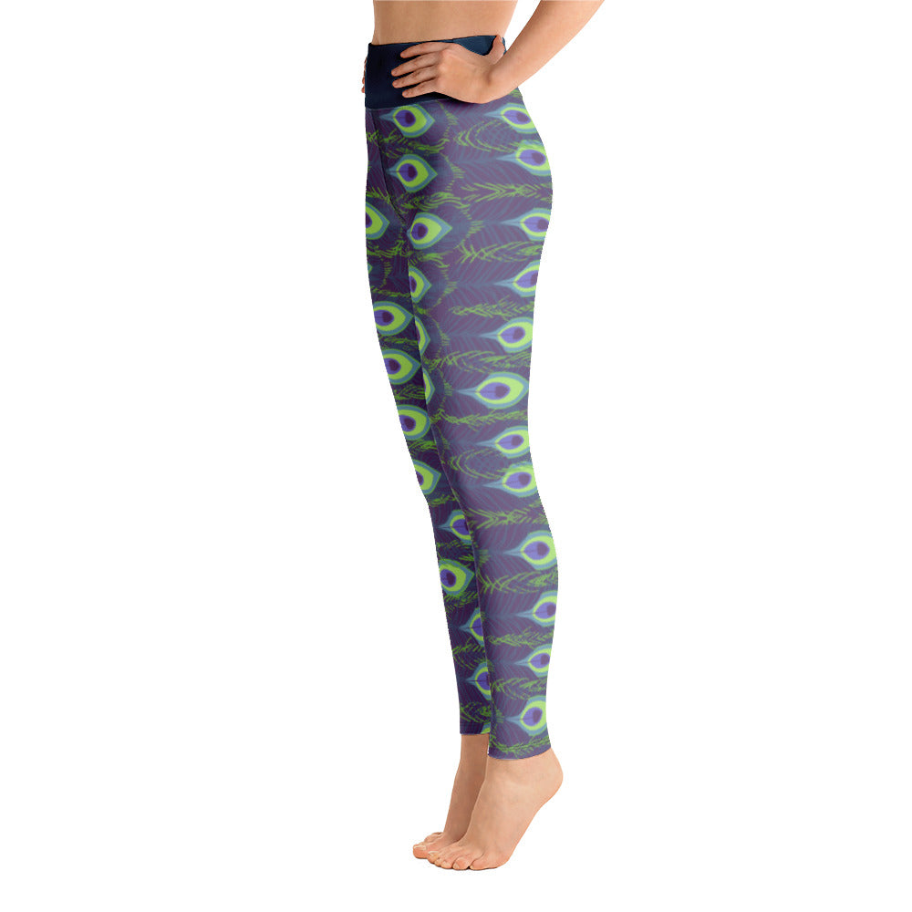 Yoga Leggings/Pfau Lila