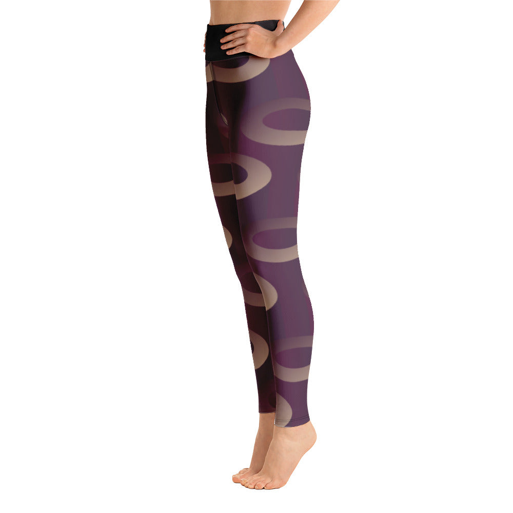 Yoga Leggings/3D Shapes 1