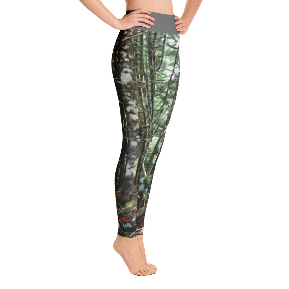 Yoga Leggings/Trees In The Forest