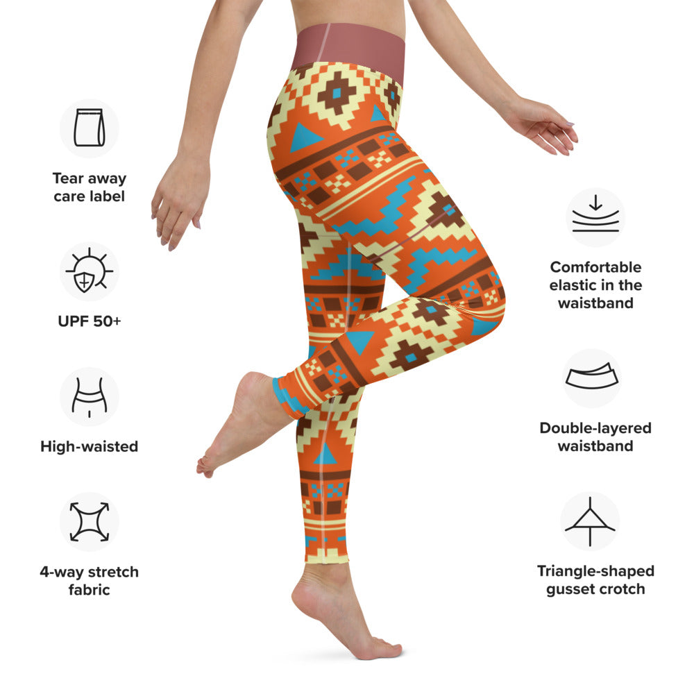 Yoga Leggings/Aztec 4