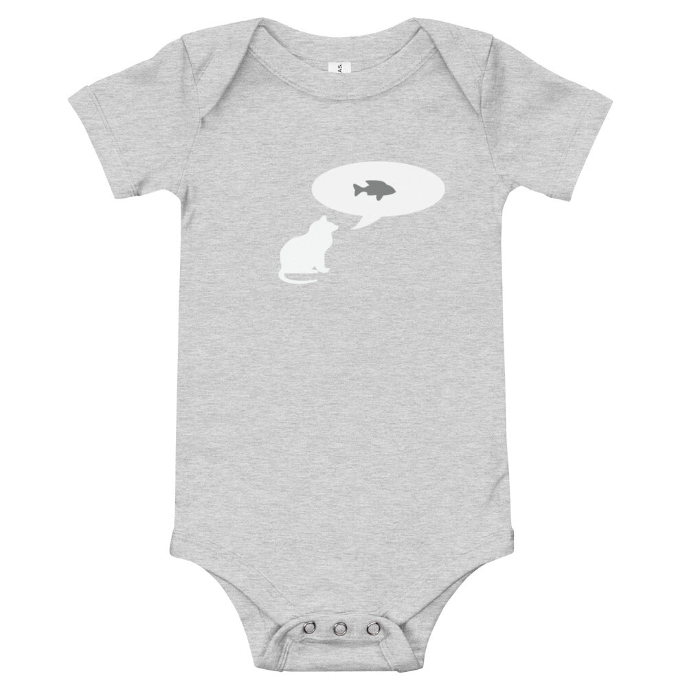 Baby short sleeve one piece/Cat-Fish