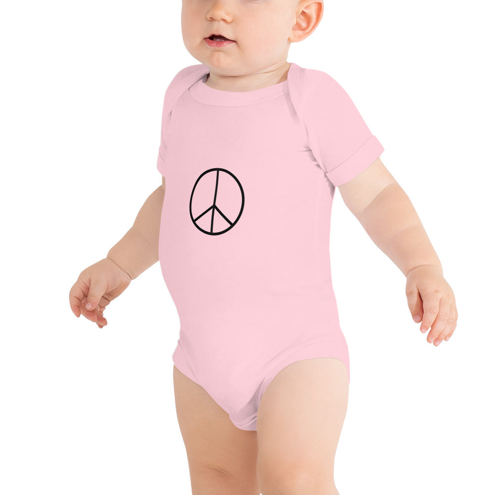 Baby short sleeve one peace/Piece Black