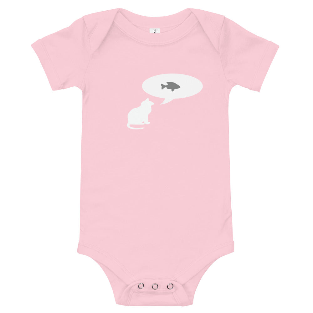 Baby short sleeve one piece/Cat-Fish