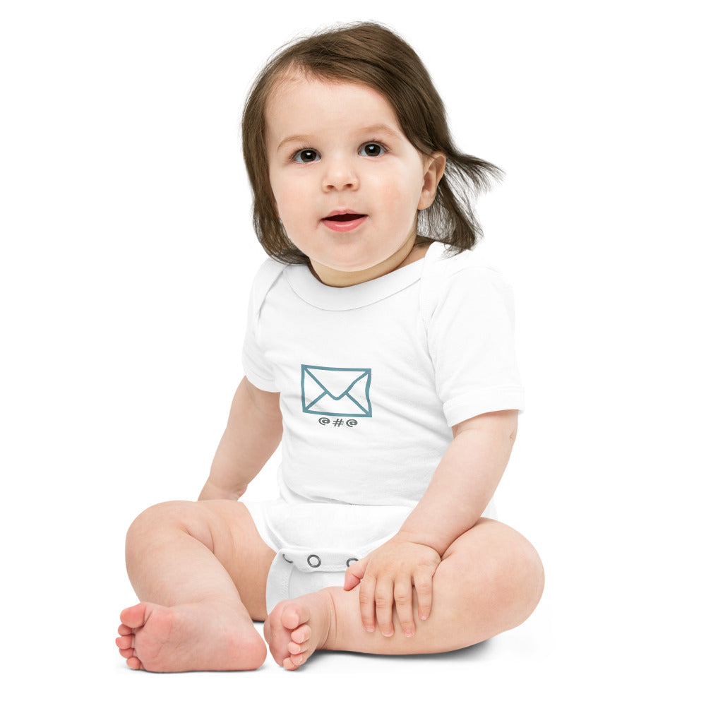 Baby Kurzarm Einteiler/Mail