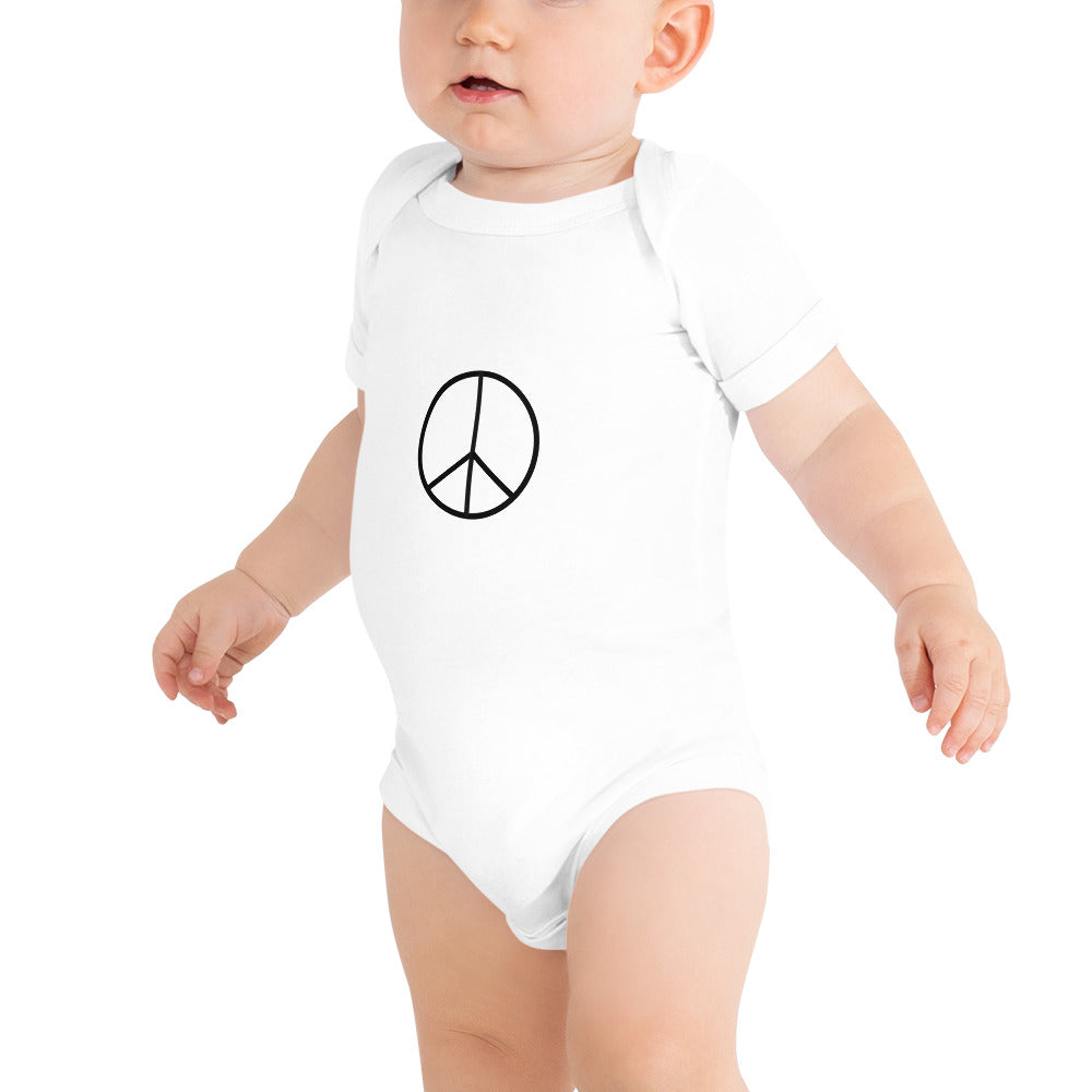 Baby short sleeve one peace/Piece Black
