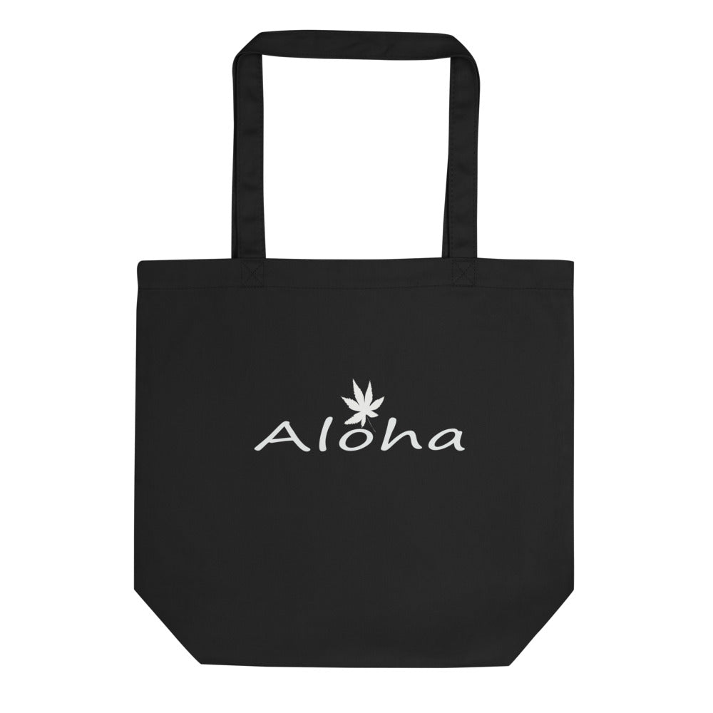 Eco Tote Bag/Aloha White