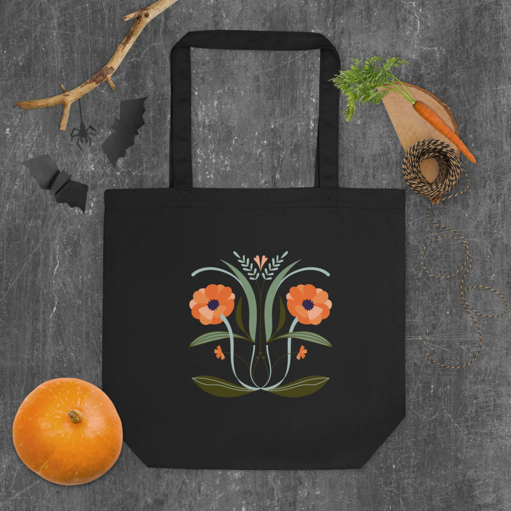 Eco Tote Bag/Two Flowers
