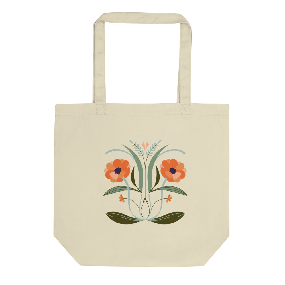 Eco Tote Bag/Two Flowers