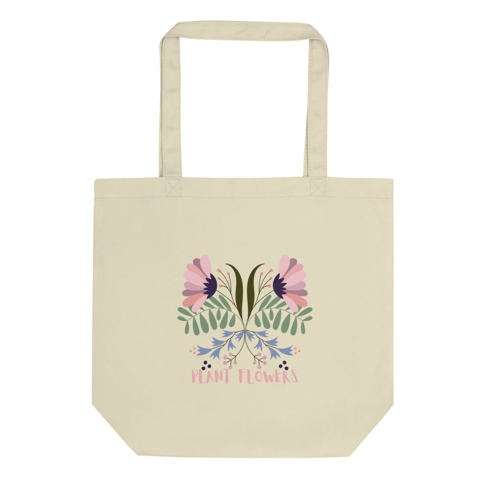 Eco Tote Τσάντα/Φυτέψτε λουλούδια