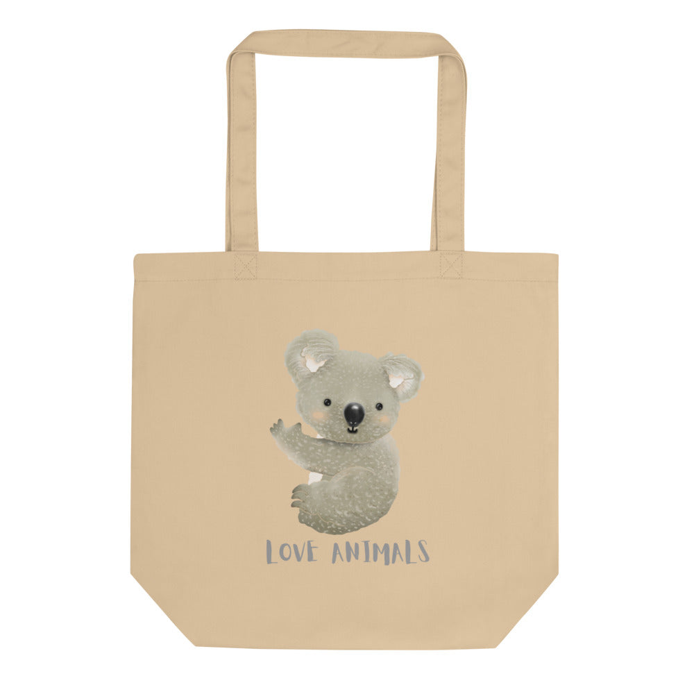 Eco Tote Bag/Love Animals Koala