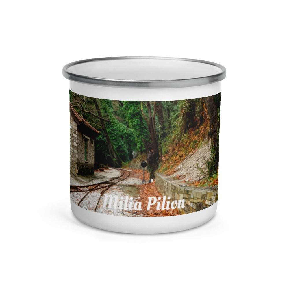 Enamel Mug/Rail Station - Enet Images