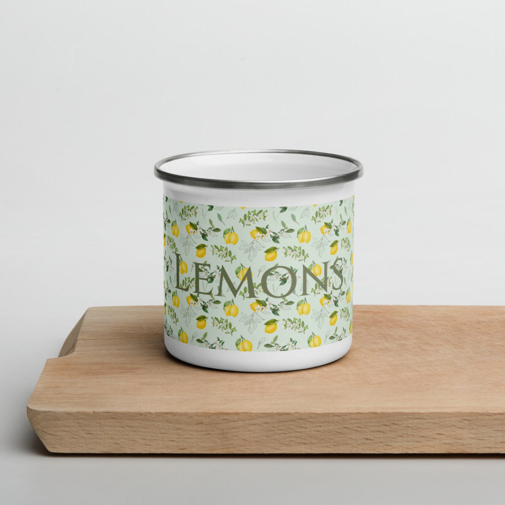 Enamel Mug/Lemons