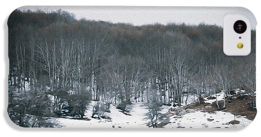 Forest Trees In Winter  - Phone Case - Enet Images