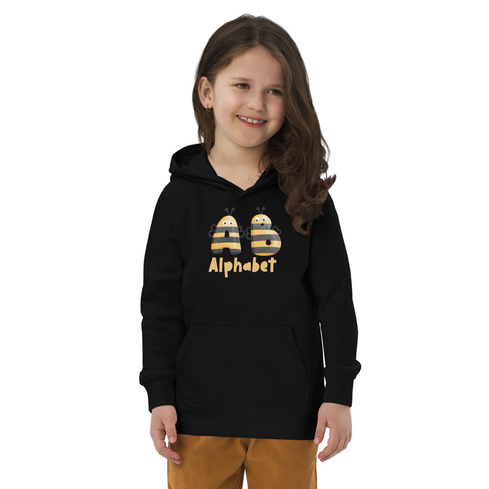 Kids eco hoodie/Alphabet