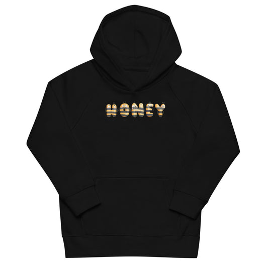 Kids eco hoodie/Honey