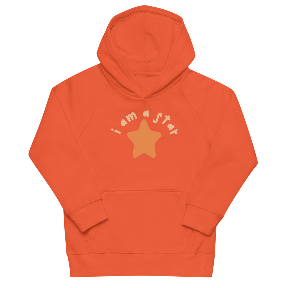 Kids eco hoodie/I am A Star