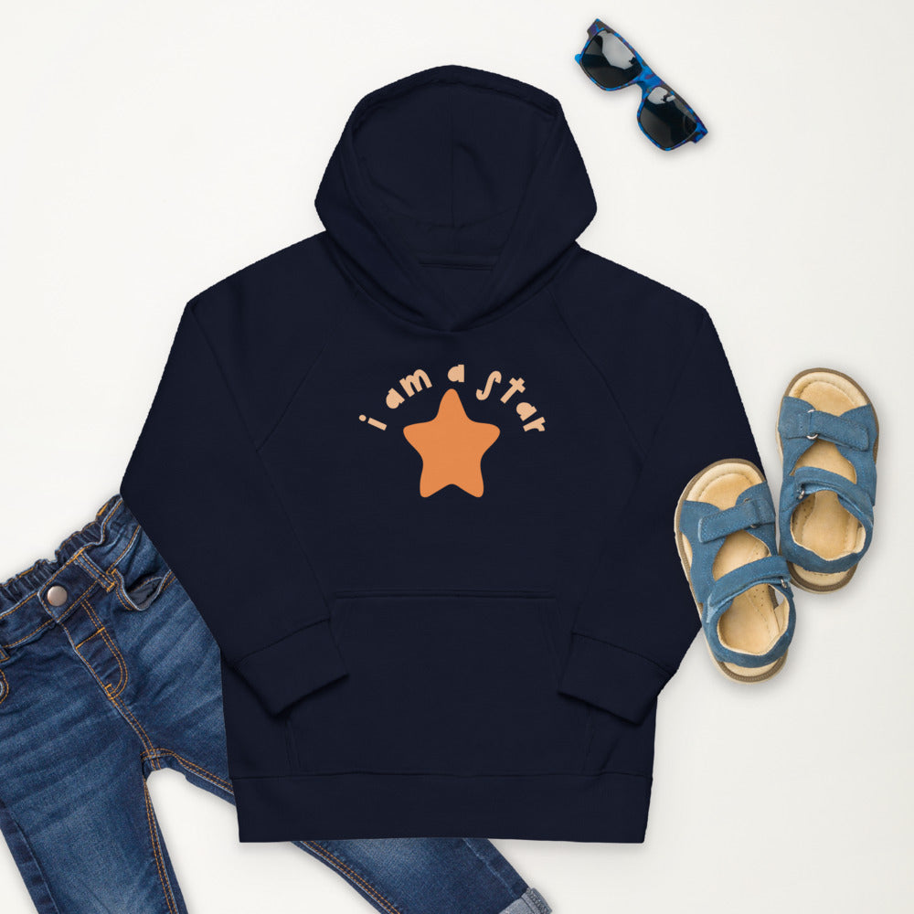 Kids eco hoodie/I am A Star