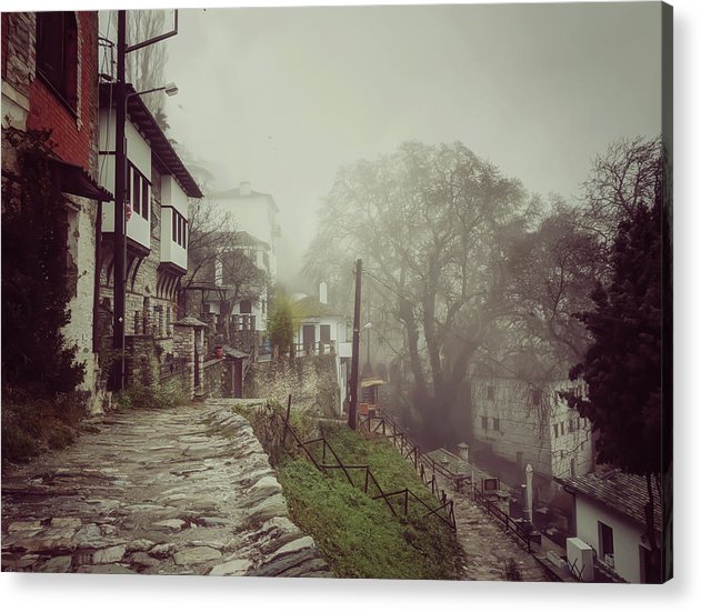 Makrinitsa Mountain Village - Acrylic Print