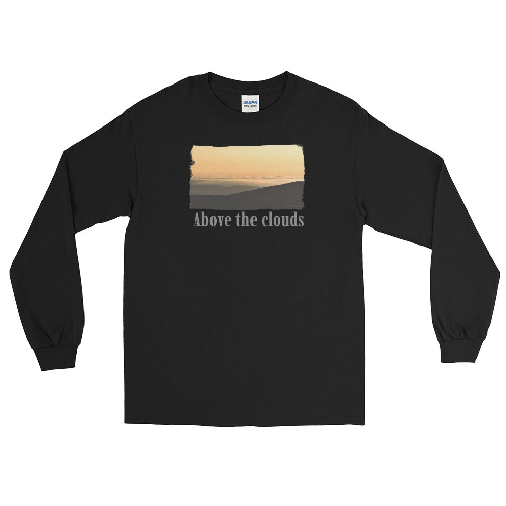 Men’s Long Sleeve Shirt/Above The Clouds/Personalised