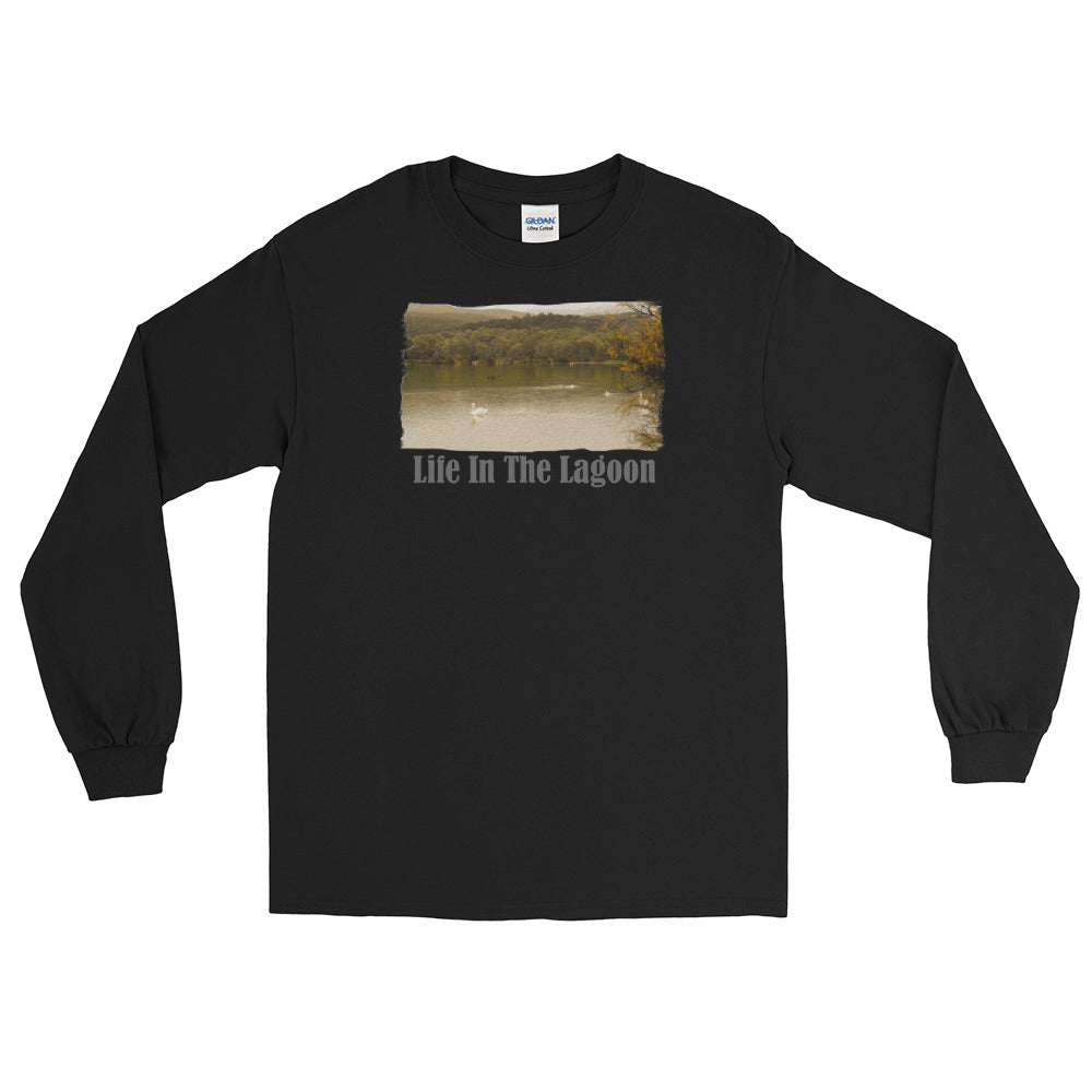 Men’s Long Sleeve Shirt/Life In The Lagoon/Personalized