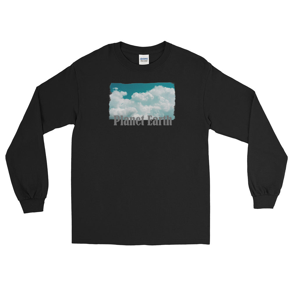 Men’s Long Sleeve Shirt/Planet Earth/Personalised