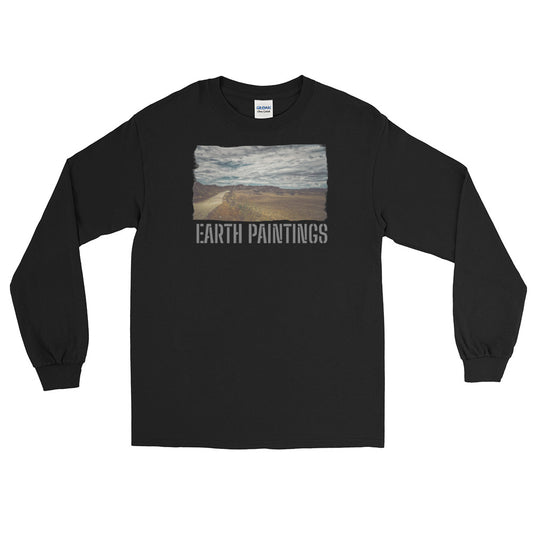 Men’s Long Sleeve Shirt/Earth Paintings/Personalised
