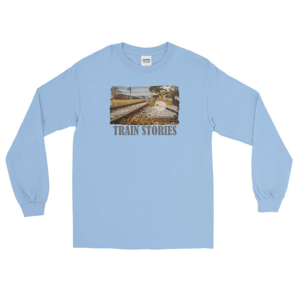Men’s Long Sleeve Shirt/Train stories 2