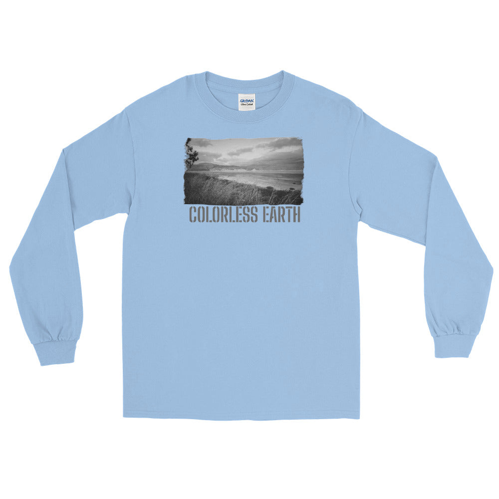 Men’s Long Sleeve Shirt/Colorless Earth/Personalised