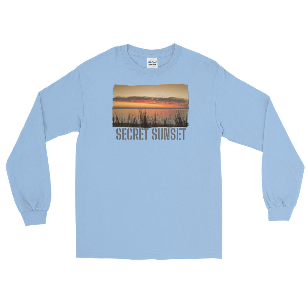Men’s Long Sleeve Shirt/Secret Sunset/Personalised