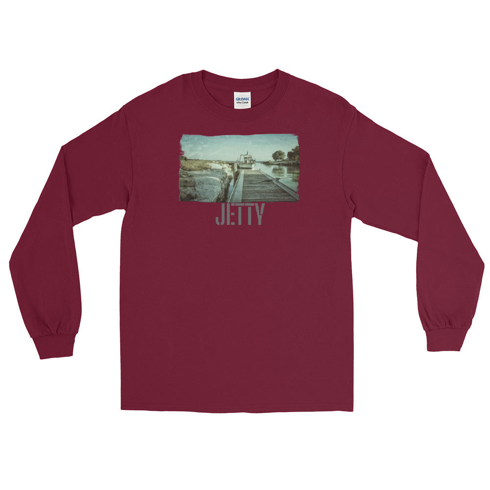 Men’s Long Sleeve Shirt/Jetty/Personalised